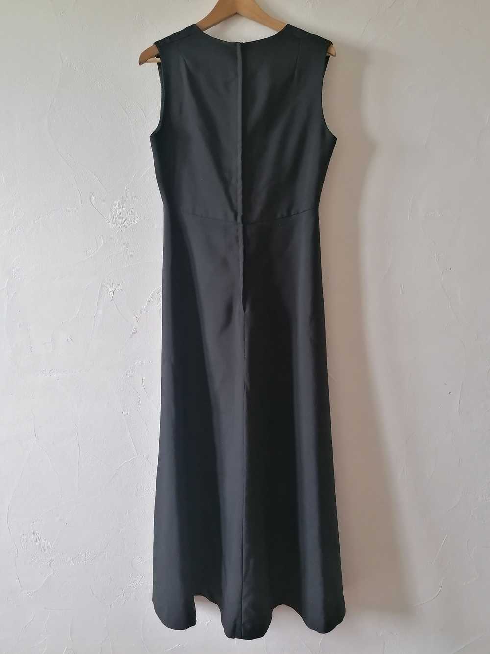 Robe longue 70s - Longue robe noire des années 70… - image 2
