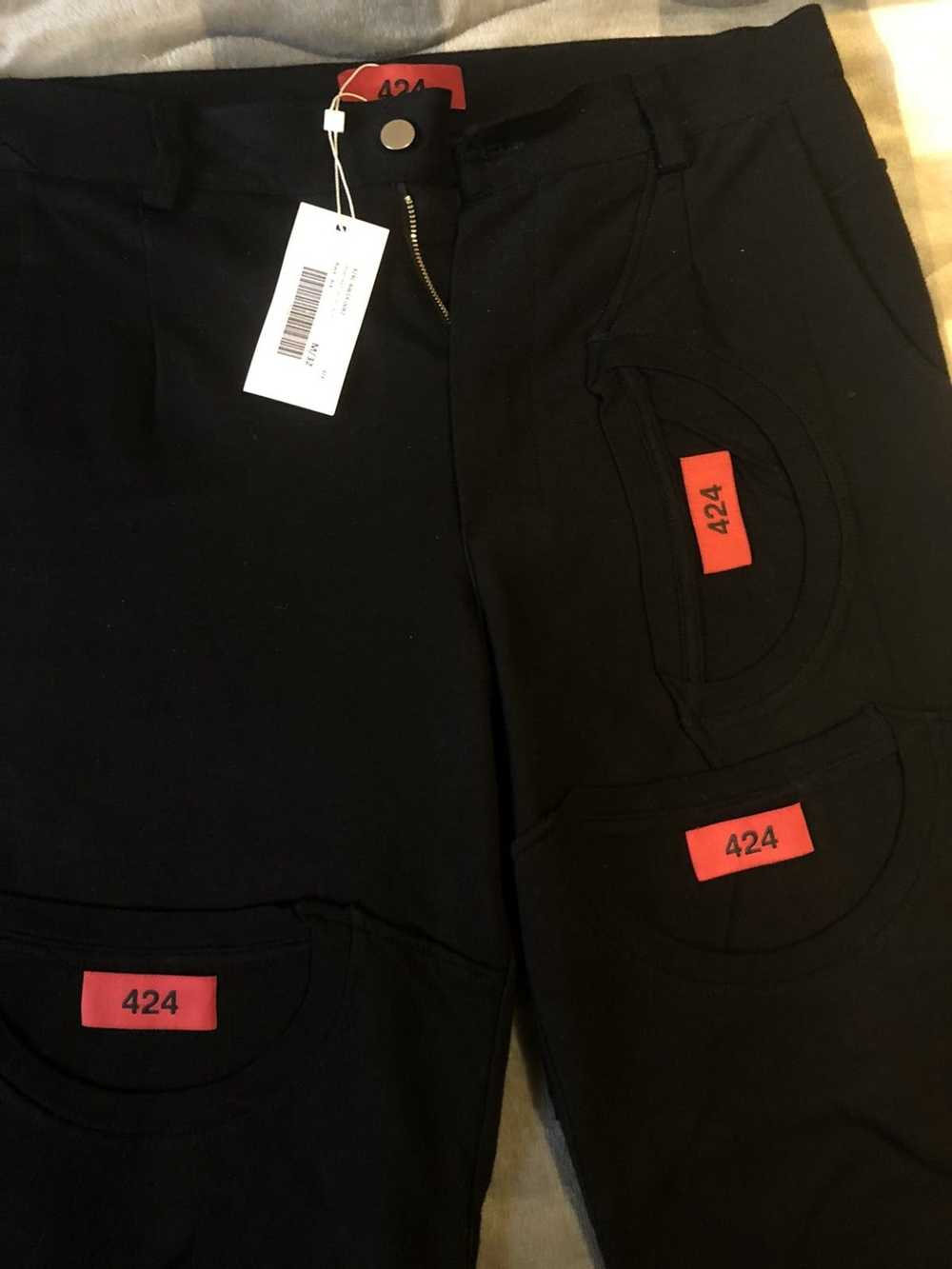 424 On Fairfax 424 REWORKED TEE WORKPANT BLACK - image 3