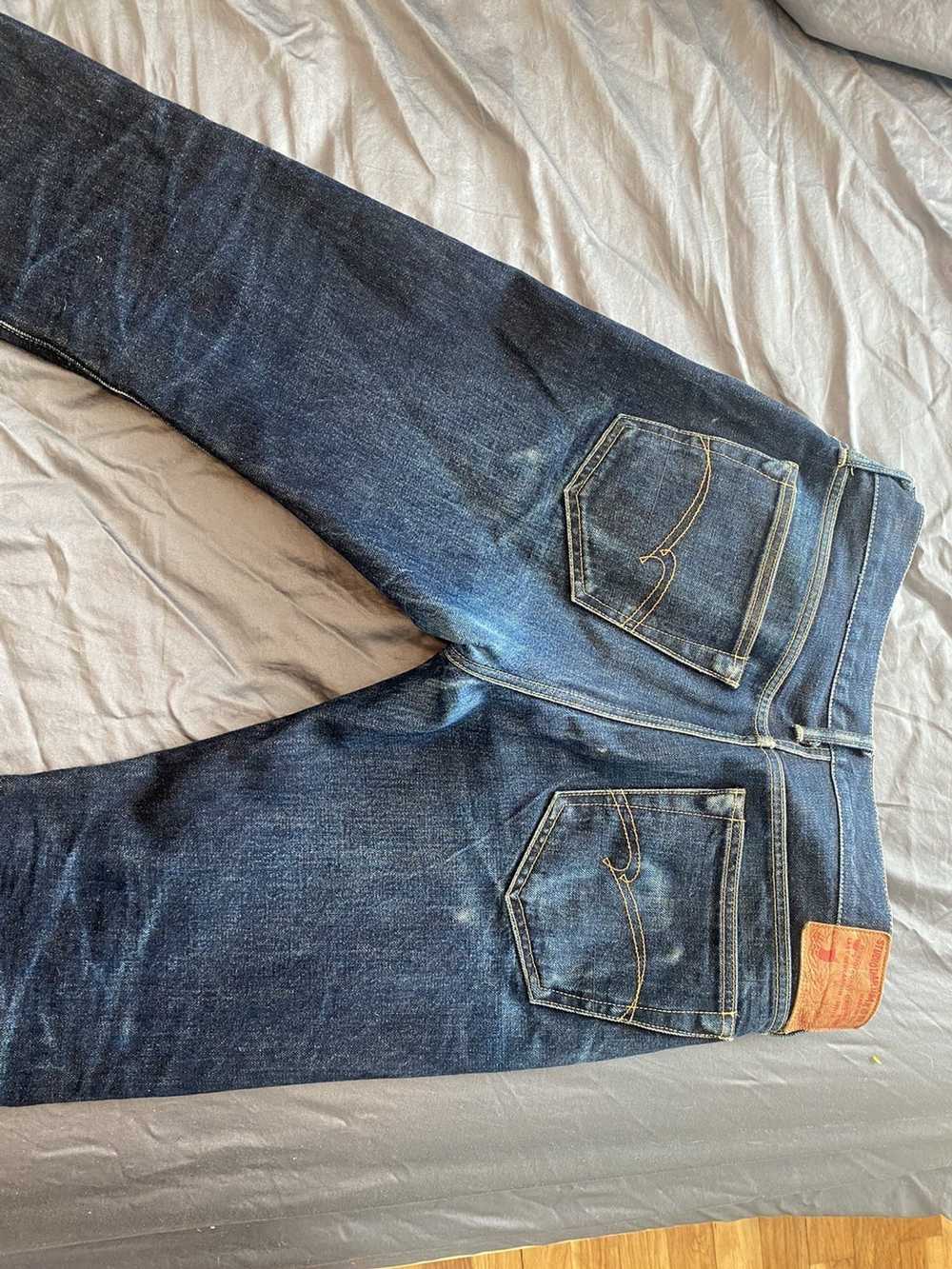 Studio D'Artisan Slim tapered selvedge jeans - image 4