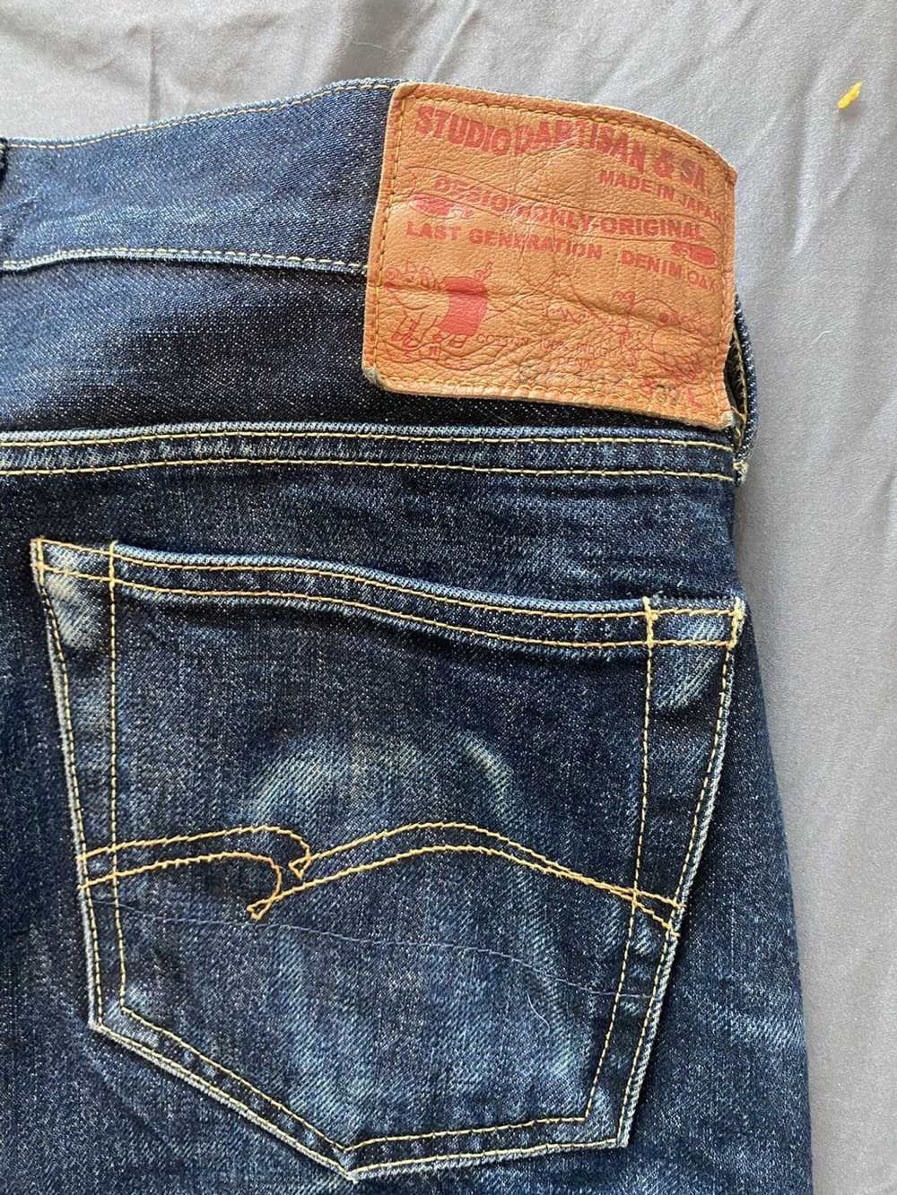 Studio D'Artisan Slim tapered selvedge jeans - image 9