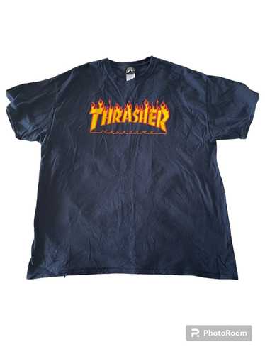 Thrasher Thrasher Magazine Skateboard T-Shirt Navy
