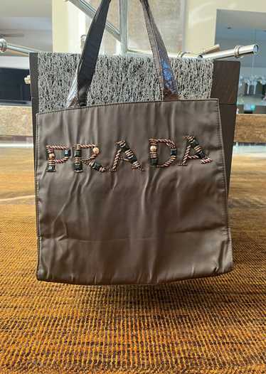 Prada Small Cotton Canvas Tote  Luxury pre-owned fashion from Japan –  Fingertips Vintage
