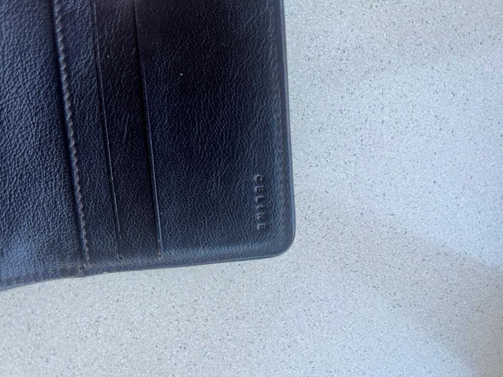 Celine Vintage Long Wallet in Graphite - image 5