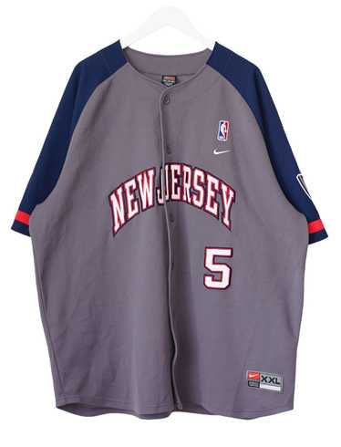 Jason Kidd #5 New Jersey Nets Adidas Authentic Jersey NBA Sz 52