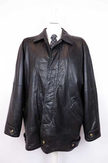 80s-90s PIERRE BALMAIN Lamb Leather JKT素材羊革
