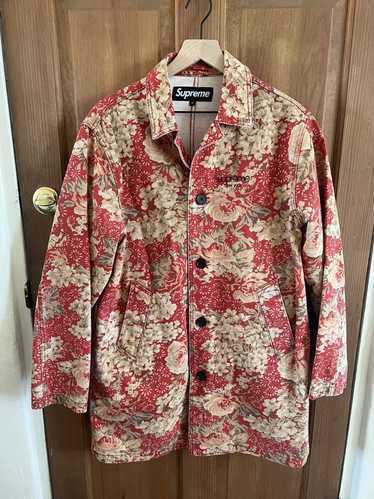 Supreme floral store trench coat