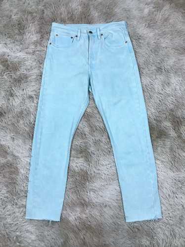 Levi's Levi's 501 S Skinny Turquoise Button Fly J… - image 1