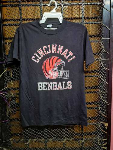 LegacyVintage99 Vintage Cincinnati Bengals NFL Football T Shirt New with Tags Trench Small Made USA Ohio 1988 Super Bowl XXIII 80s Single Stitch Classic Tee