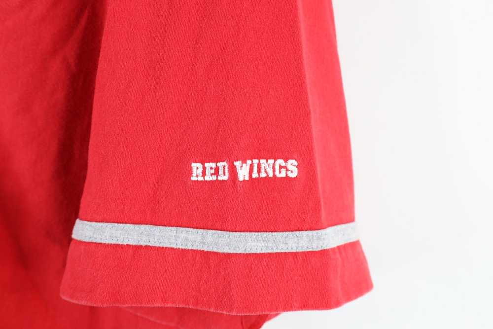 Vintage Vintage 90s Detroit Red Wings Baseball Je… - image 4