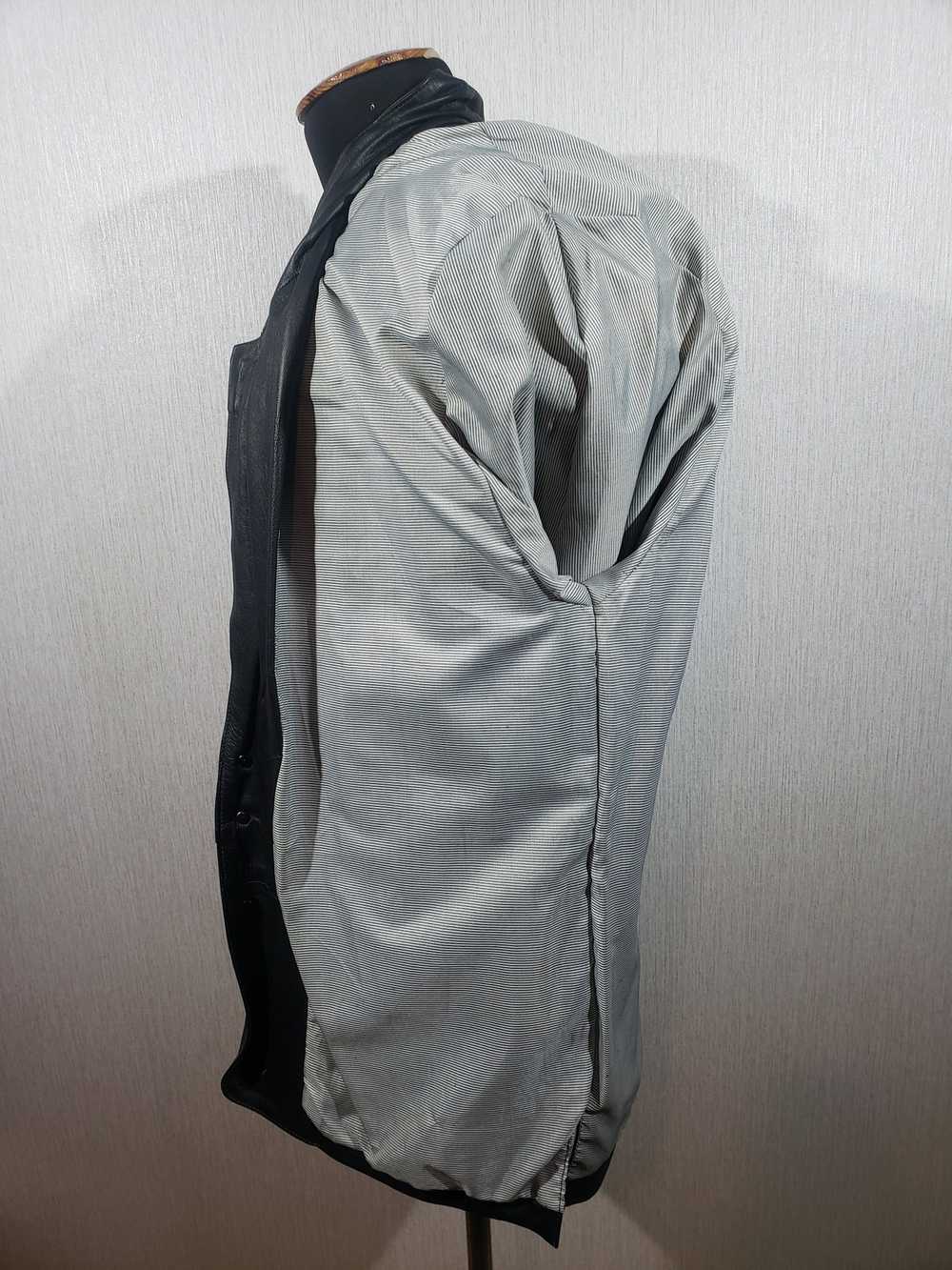 Handmade × Uniqlo Stylish men's leather jacket. - image 7