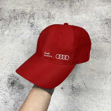 Audi Audi Quattro Embroidered Logo Cap Hat Red