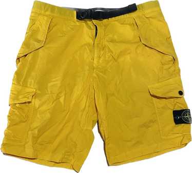 Stone Island Stone Island yellow cargo shorts Siz… - image 1