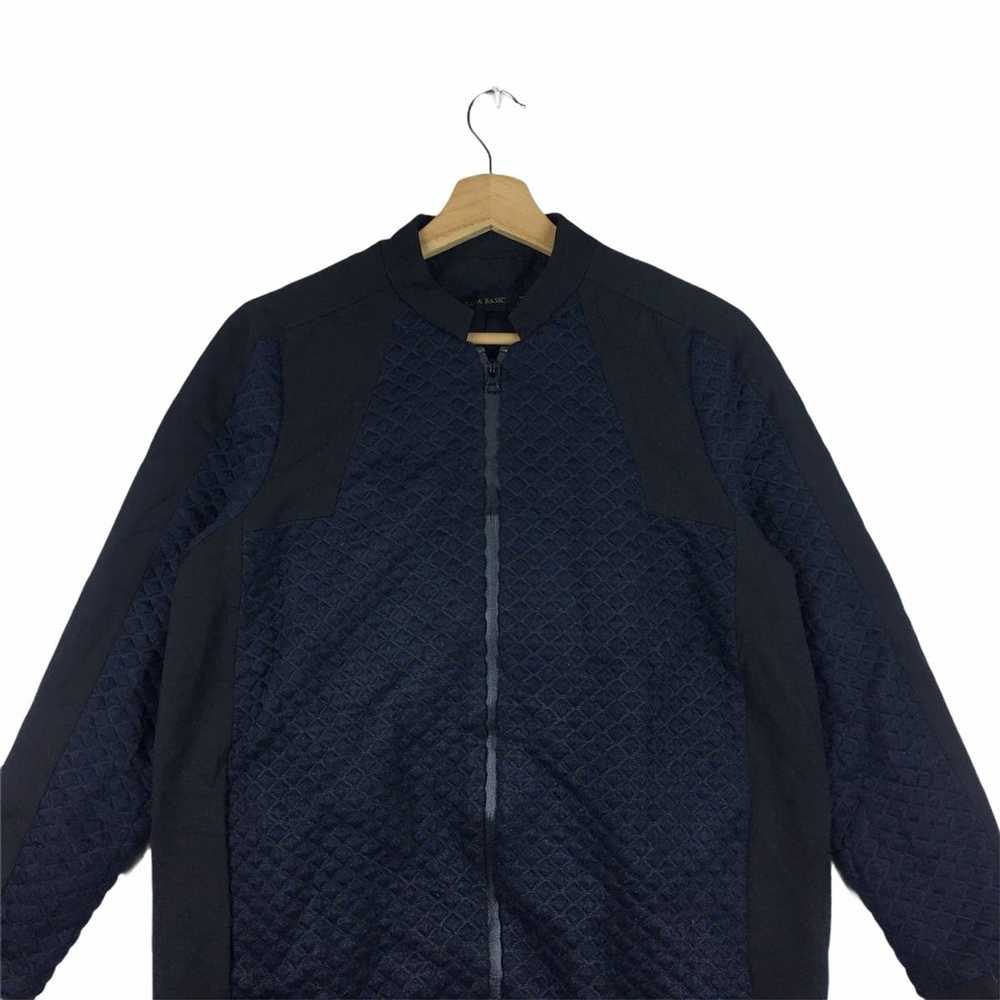 Zara ZARA BASIC Quilted Stripe Windbreaker Jacket… - image 2