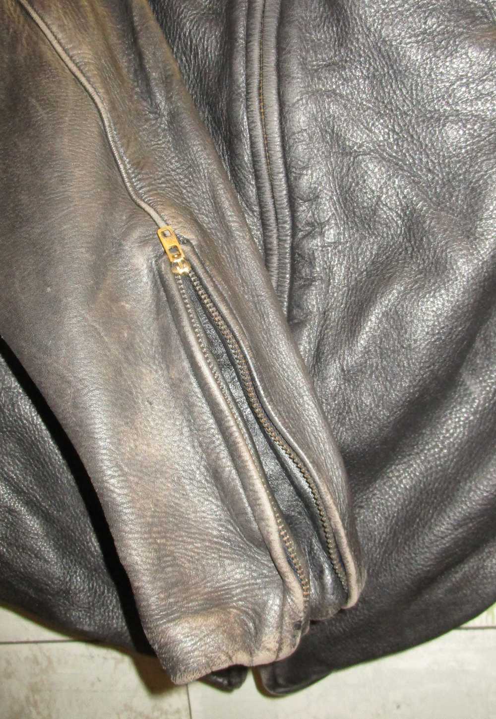 Leather Jacket Vintage Bill Wall Leathers Malibu … - image 3