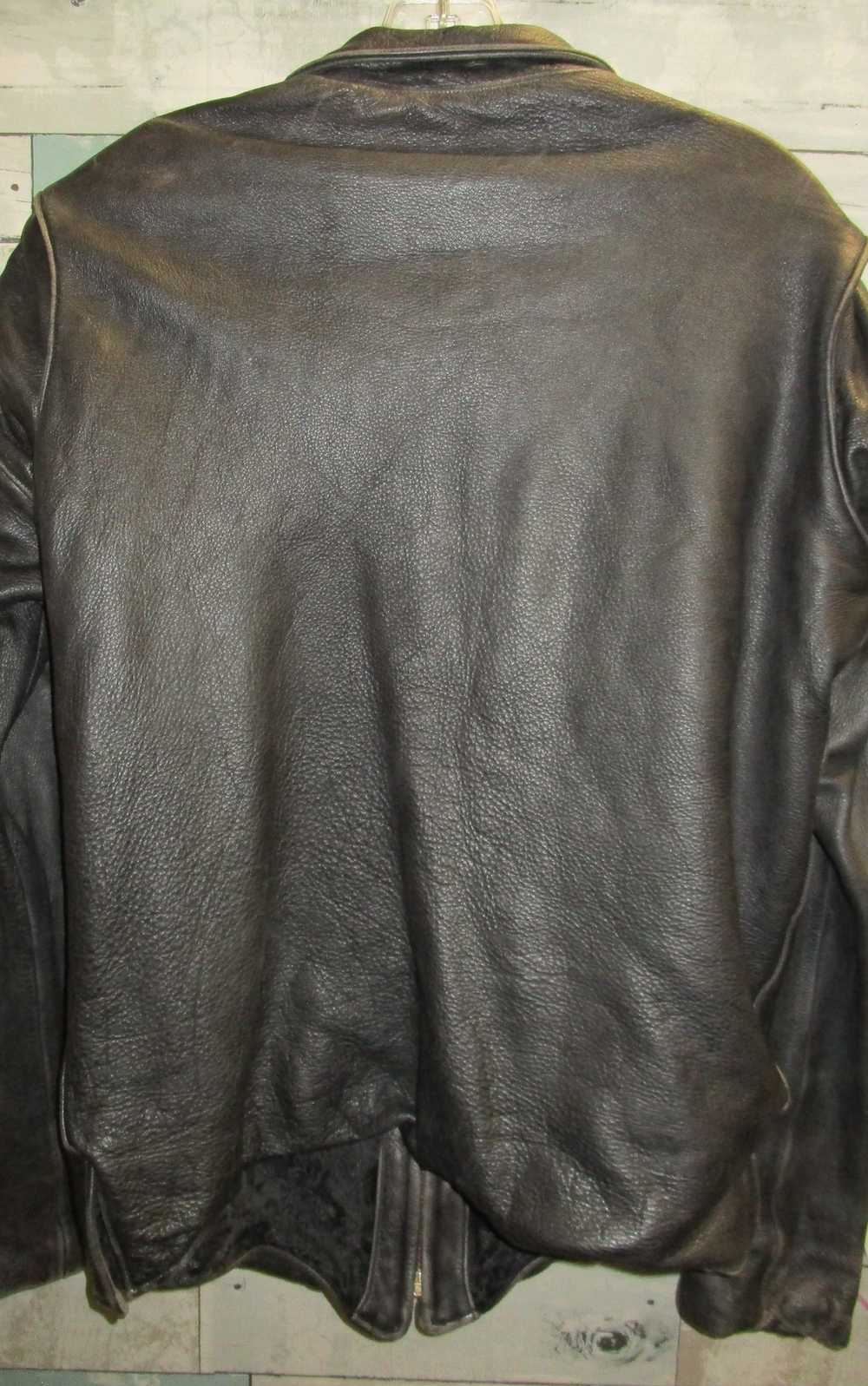 Leather Jacket Vintage Bill Wall Leathers Malibu … - image 5