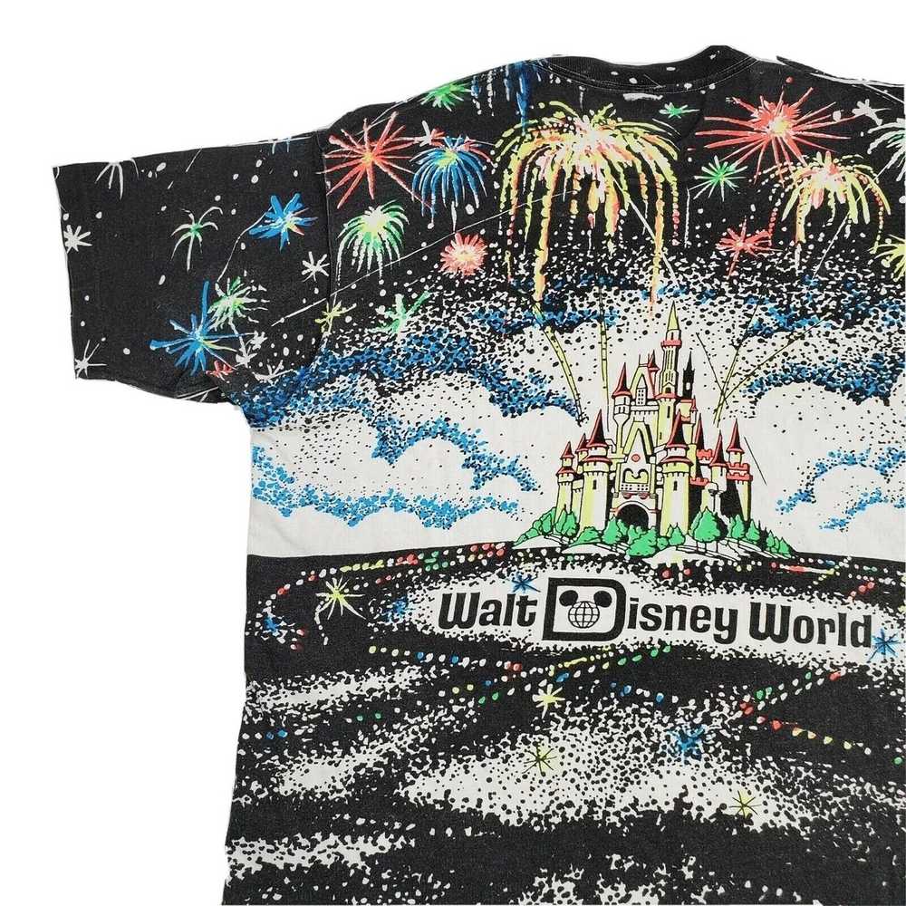 Disney Disney Firework Shirt Rare All Over Print … - image 8