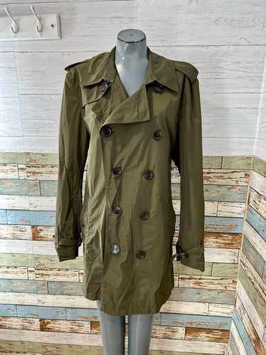 00’s 3/4 Length Olive Trench Coat by Burberry Brit