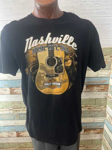 00’s Short Sleeve Harley Davidson Nashville Music 