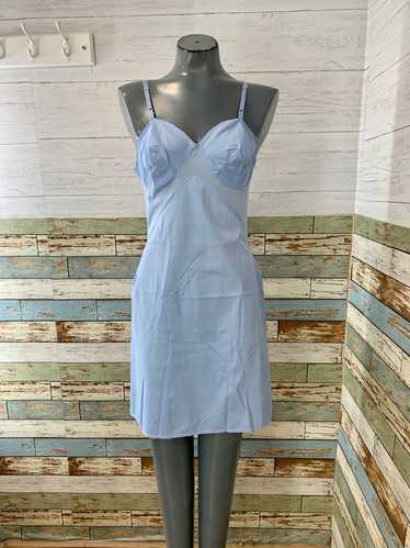 60s Baby Blue Slip Dress