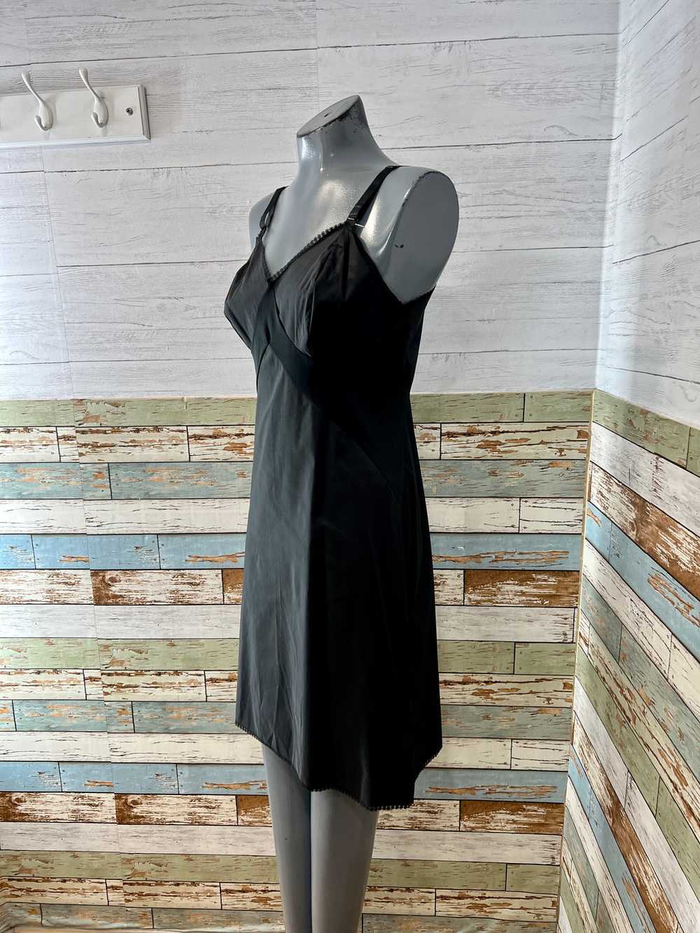 60’s Black Slip Dress by Komar - image 5