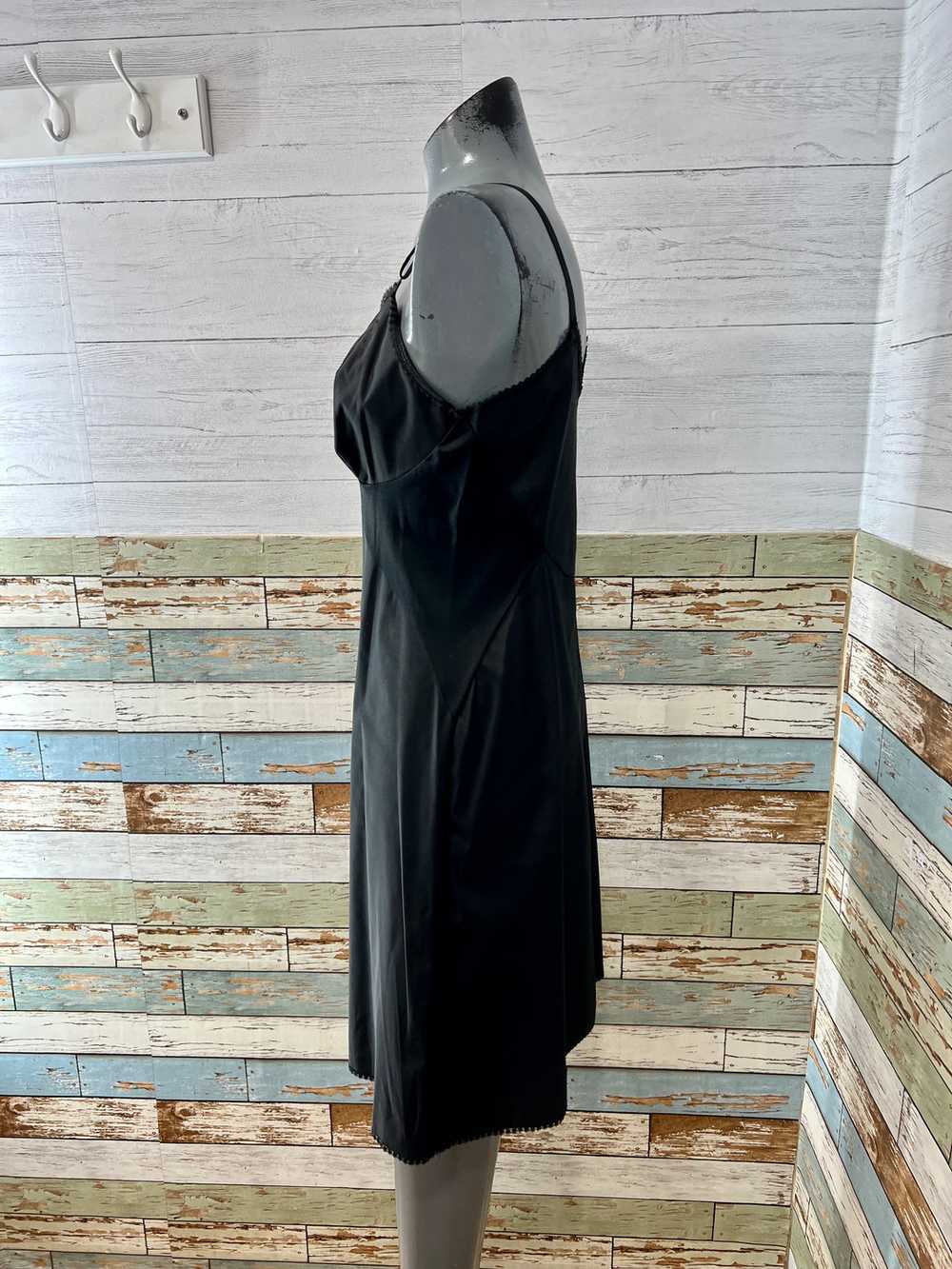 60’s Black Slip Dress by Komar - image 6