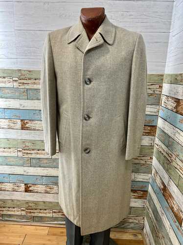 60’s Light Gray Front Button Coat by Bristol Saxon