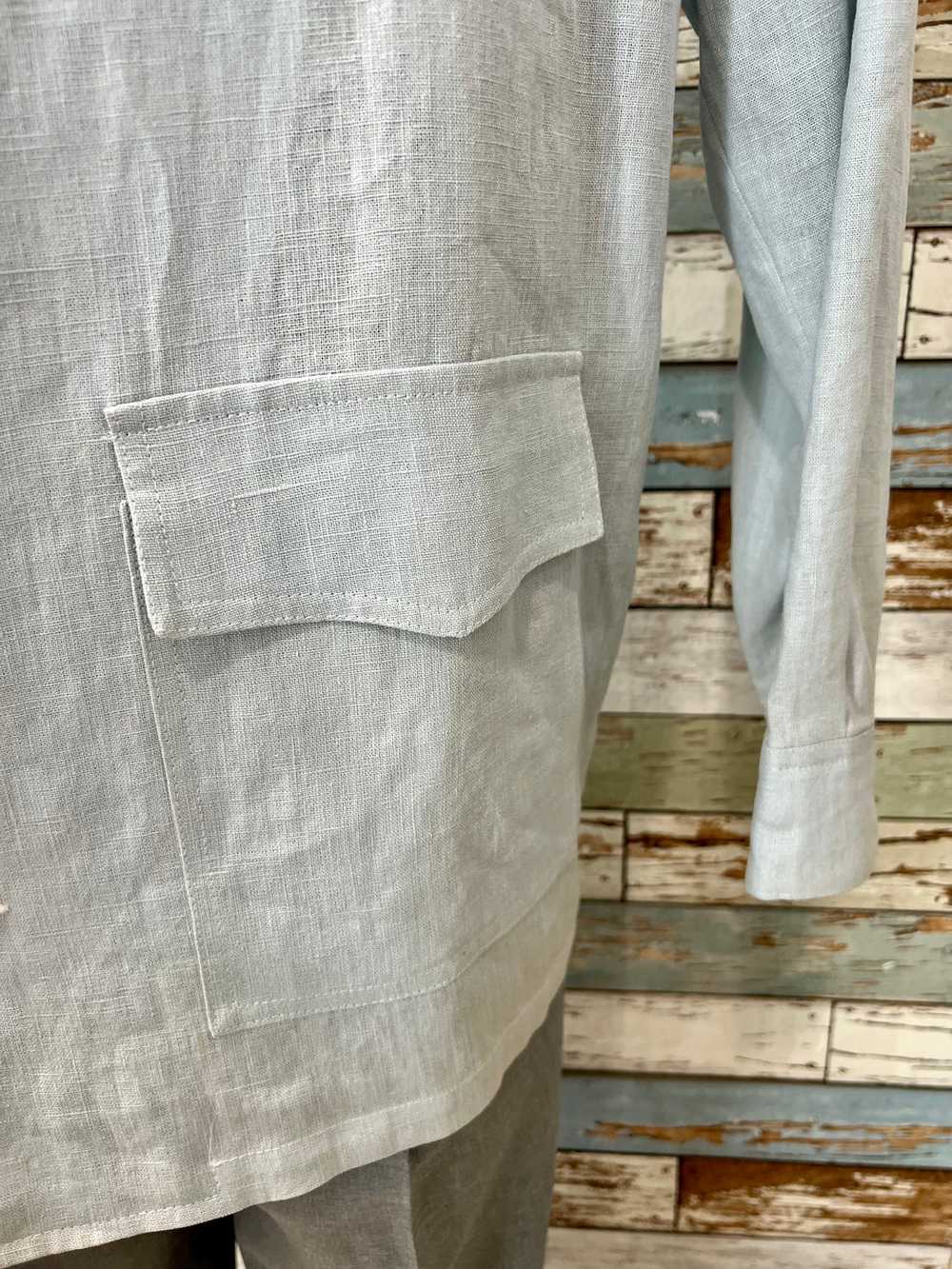 Paco Roca . Current Collection Light Blue Linen S… - image 6