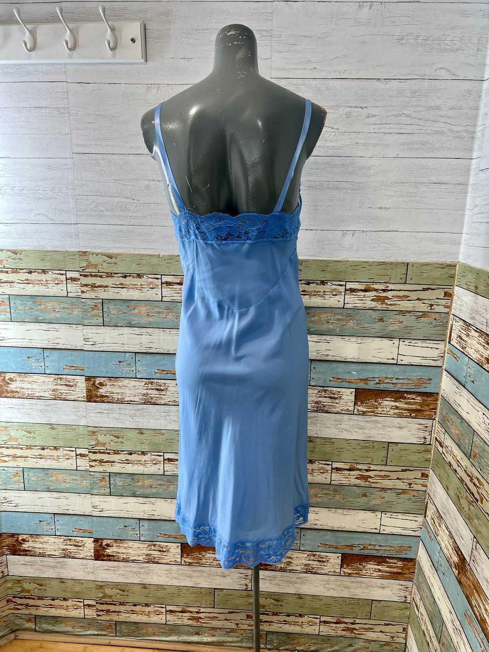 60’s Pale Blue Slip Dress by Lady Lynne Tag Size … - image 7