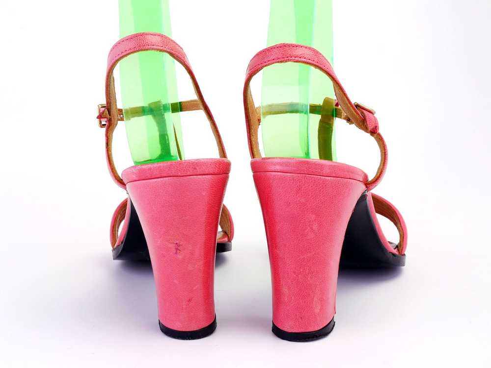 Early 1970s T Bar Sandals by Russell & Bromley in… - image 5