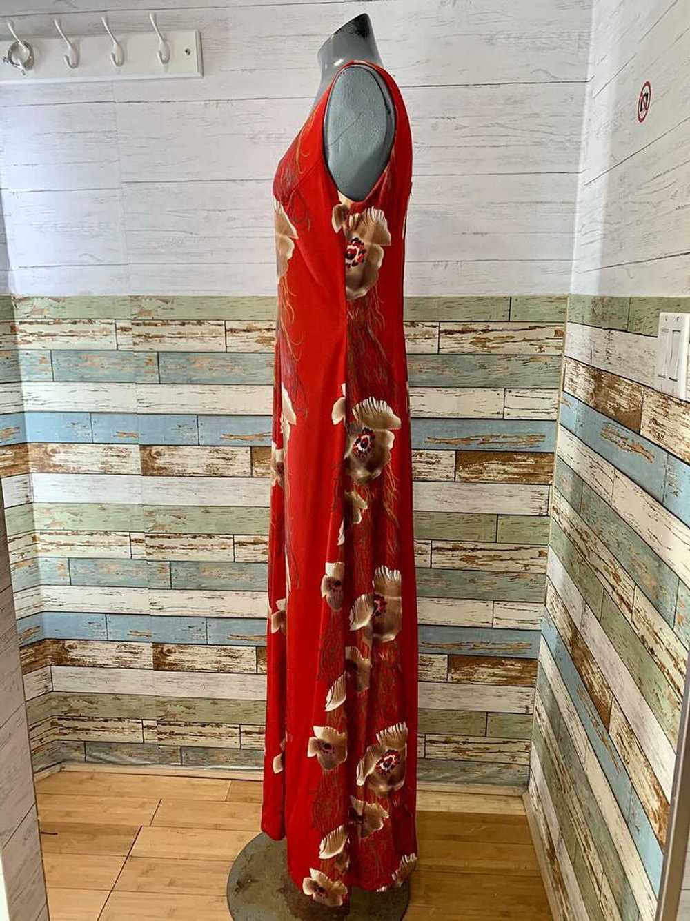 70s Oriental print 2 Piece Dress Set - image 5