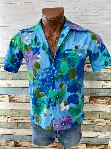 70’s Alfred Shaheen Waikiki Hawaiian Short Sleeve… - image 1