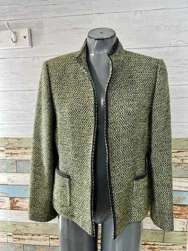 90’s Green Tweet Open Jacket By TaHary