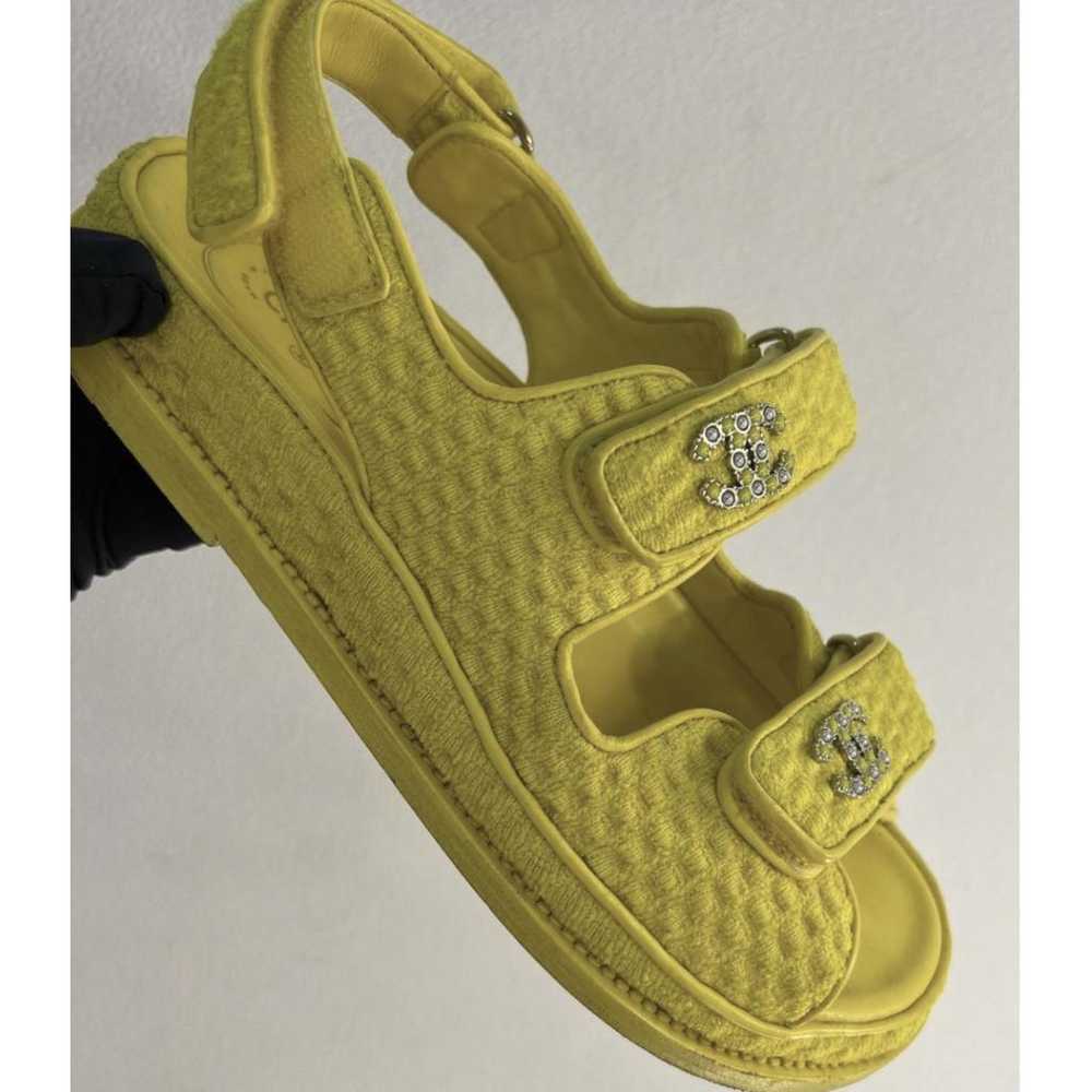 Chanel Dad Sandals tweed sandal - image 2