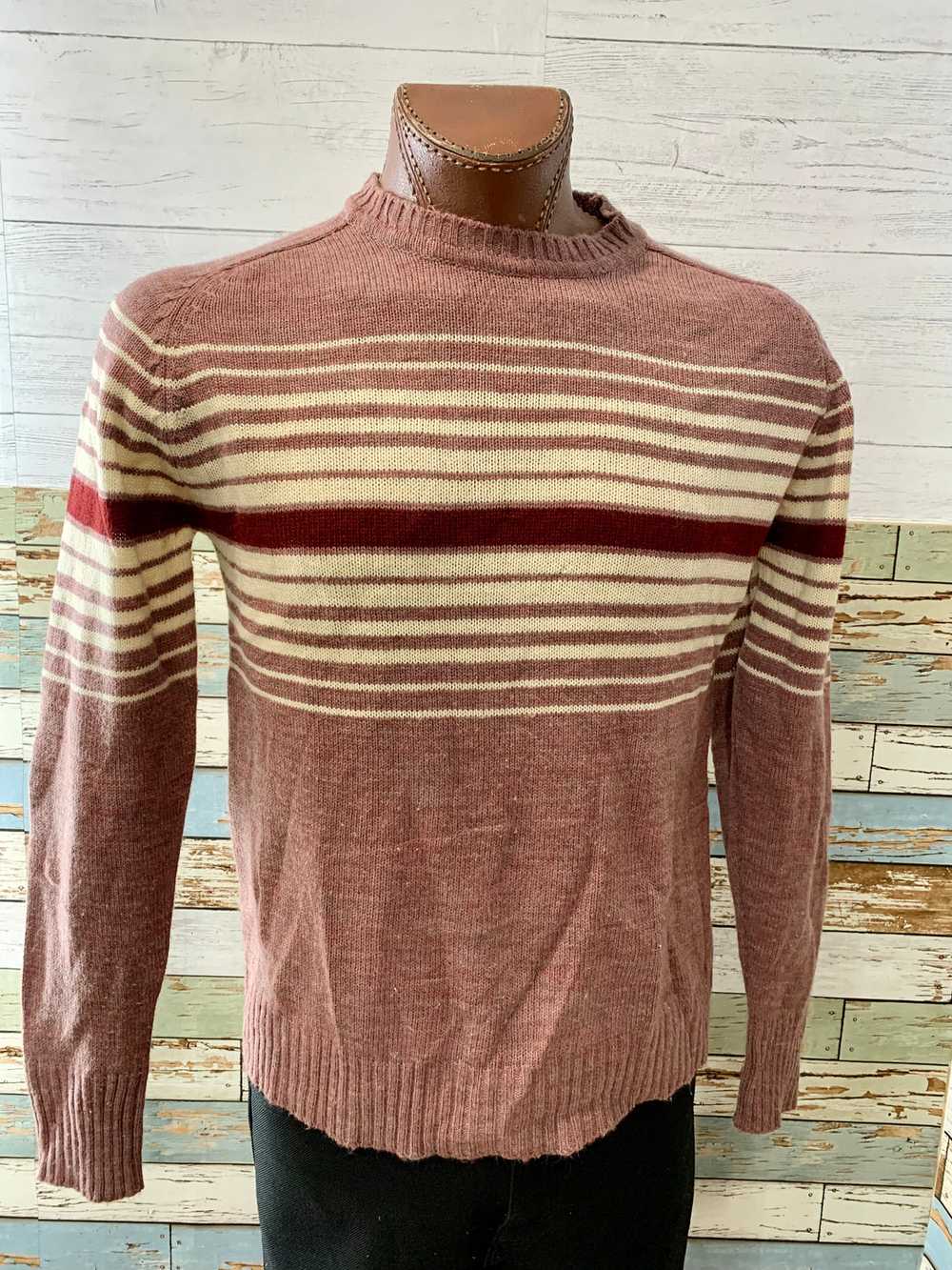 80’s Crewneck Stripe Sweater - image 4