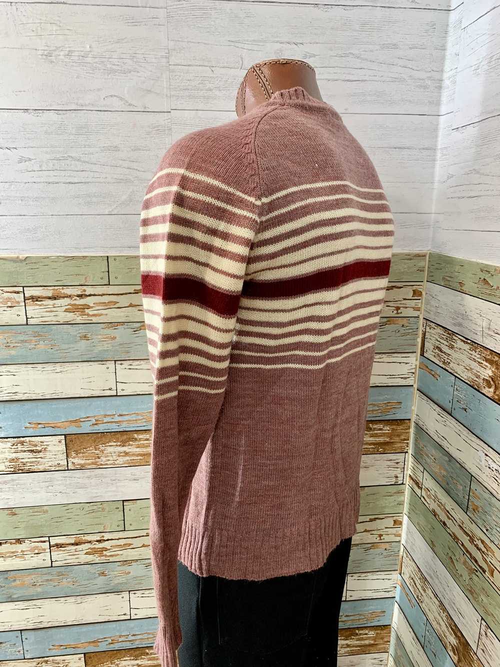 80’s Crewneck Stripe Sweater - image 5