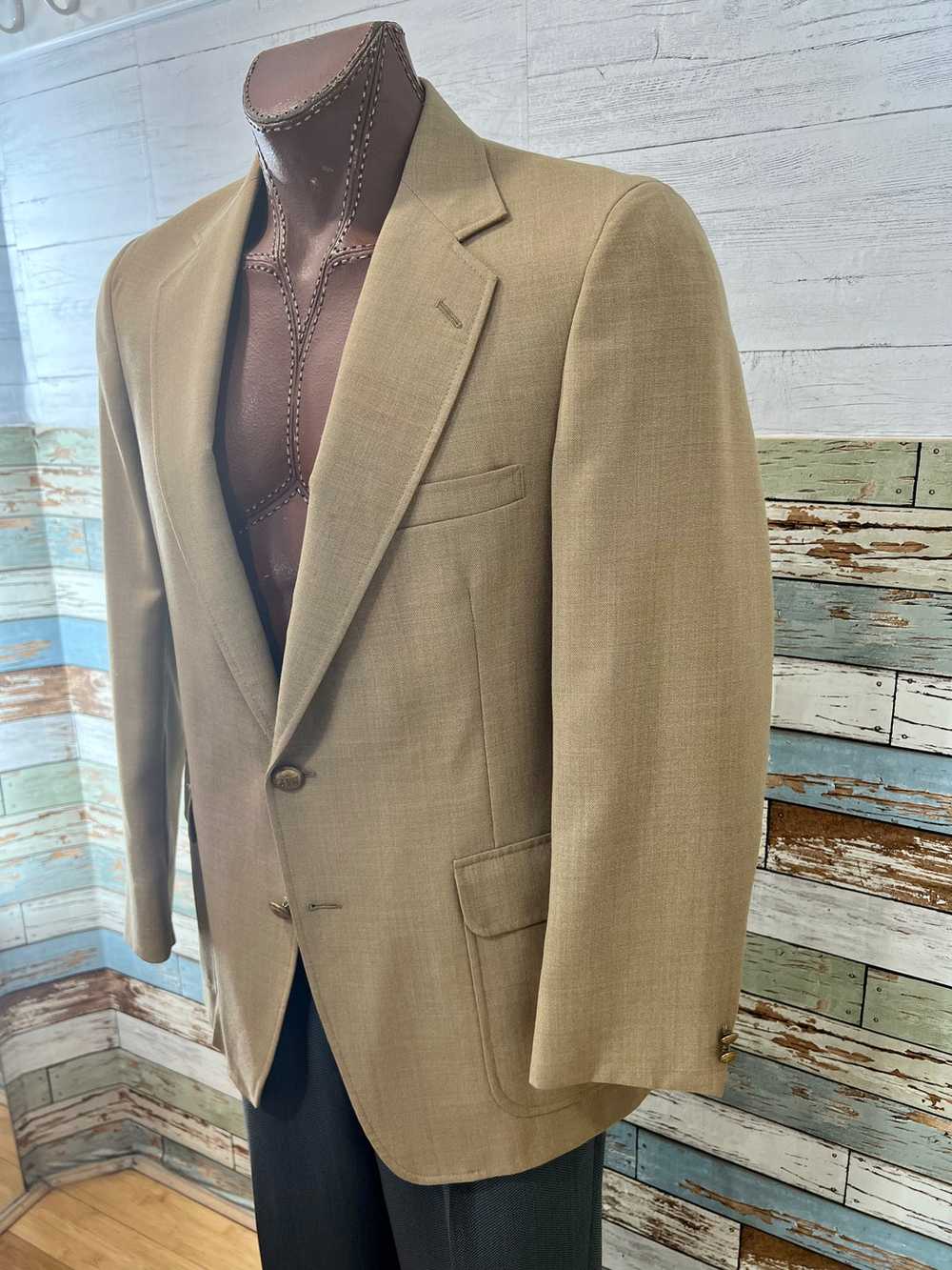 80’s Pocket Sided Cotton and Polyester Blazer by … - image 2