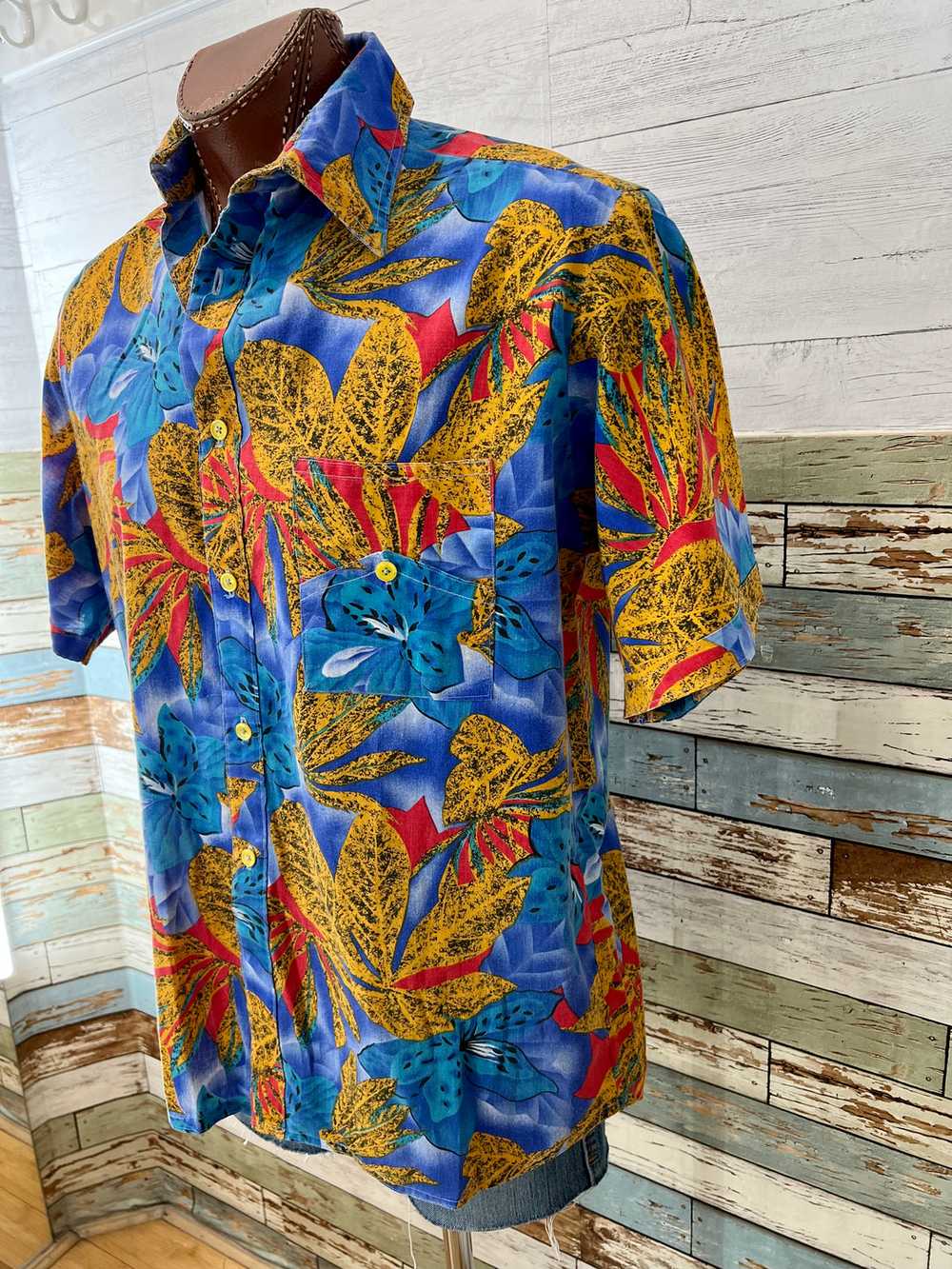 70’s Paz S. Patterson Hawaiian Short Sleeve Shirt - image 2