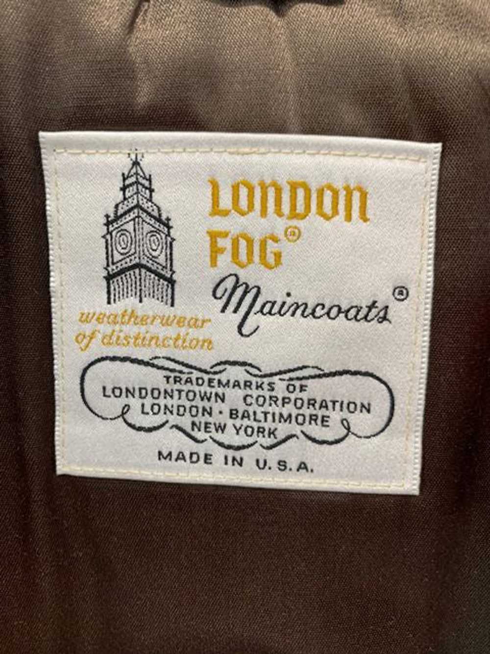 80s London Fog Maincoats Khaki Trench Coat - image 6