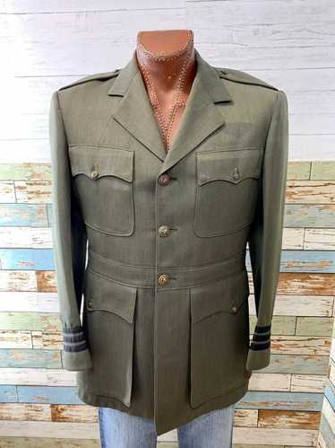 80s Military Men Uniform Jacket