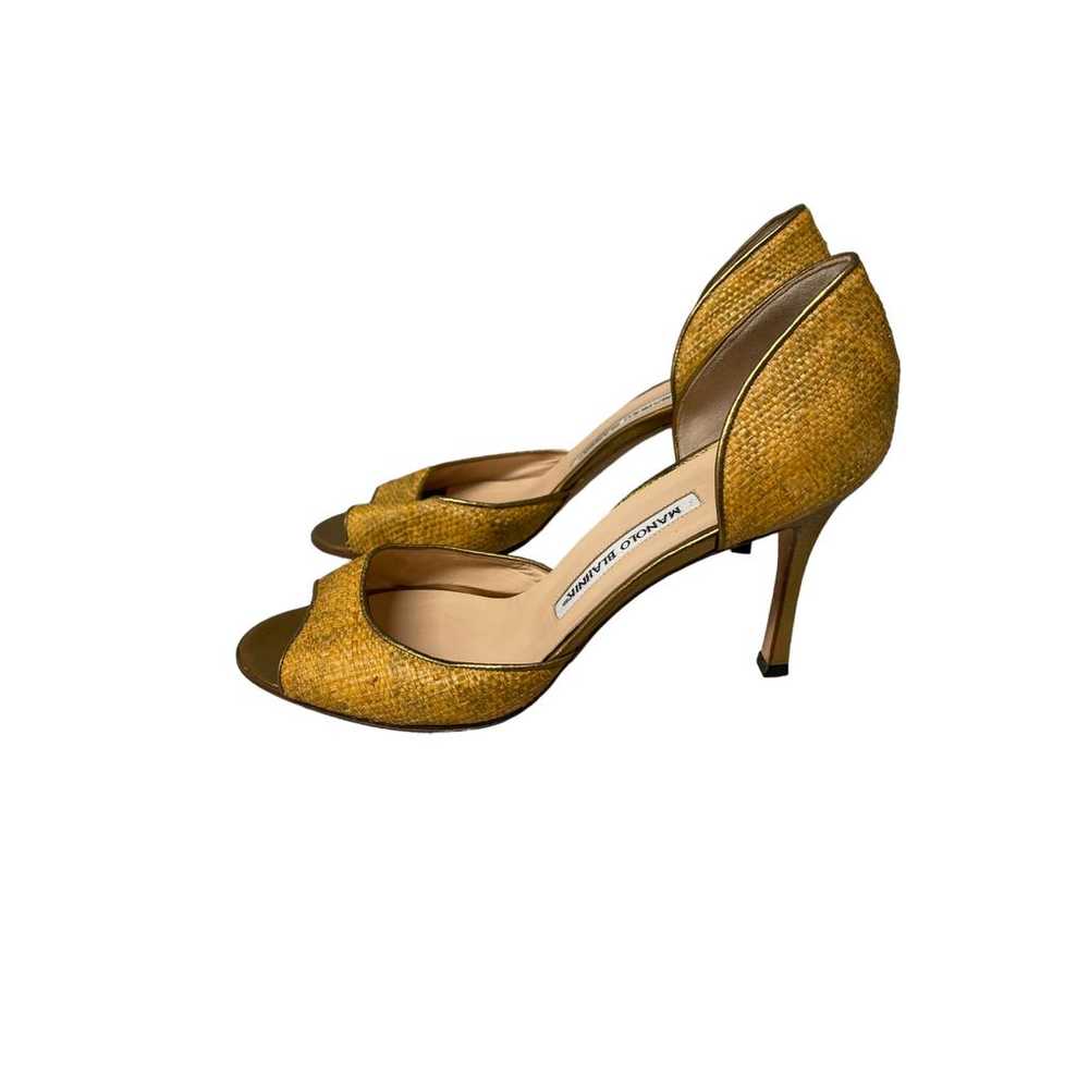 Manolo Blahnik Tweed heels - image 2