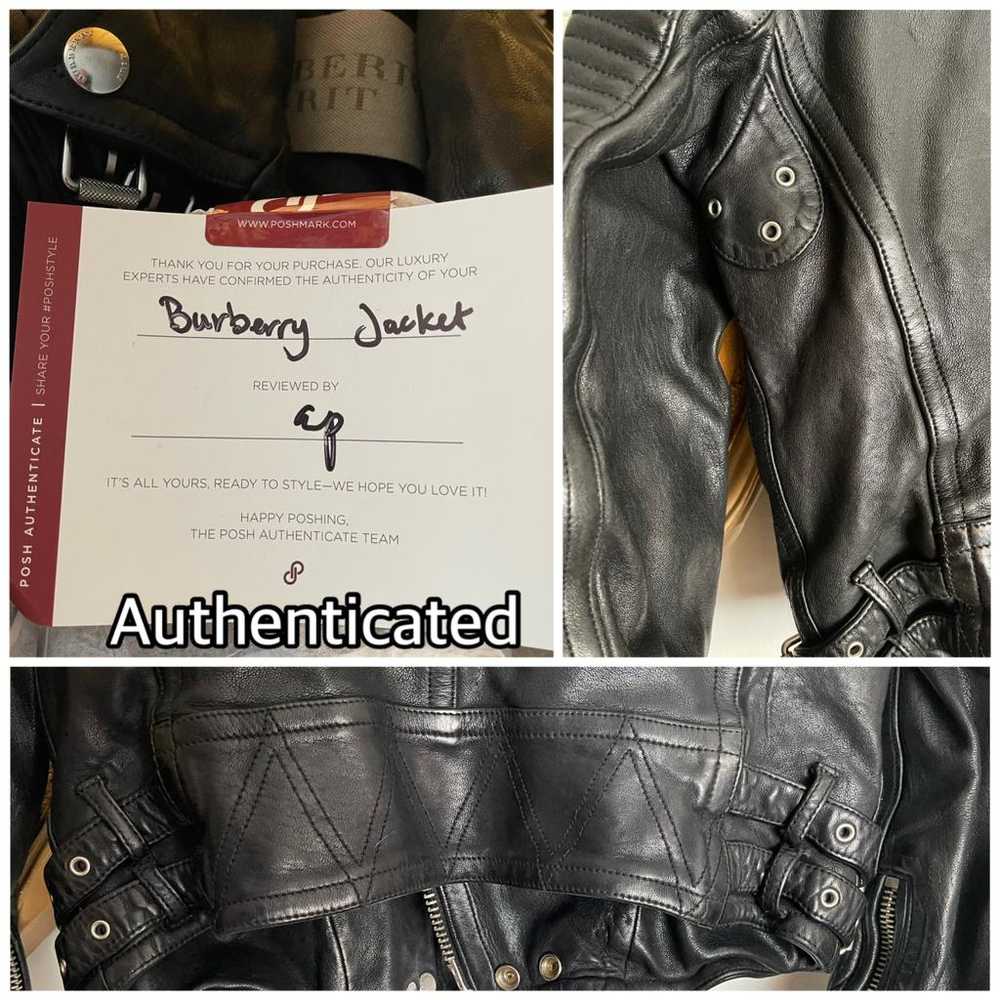 Burberry Leather jacket - image 7