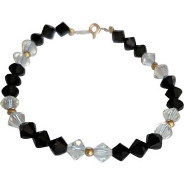 Crystal Beads 14K Bracelet - image 1