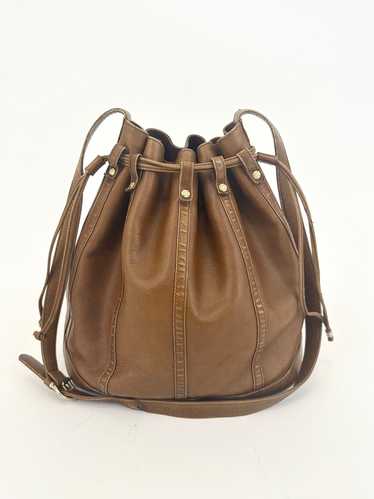 70s Celine Leather Bucket Bag - image 1