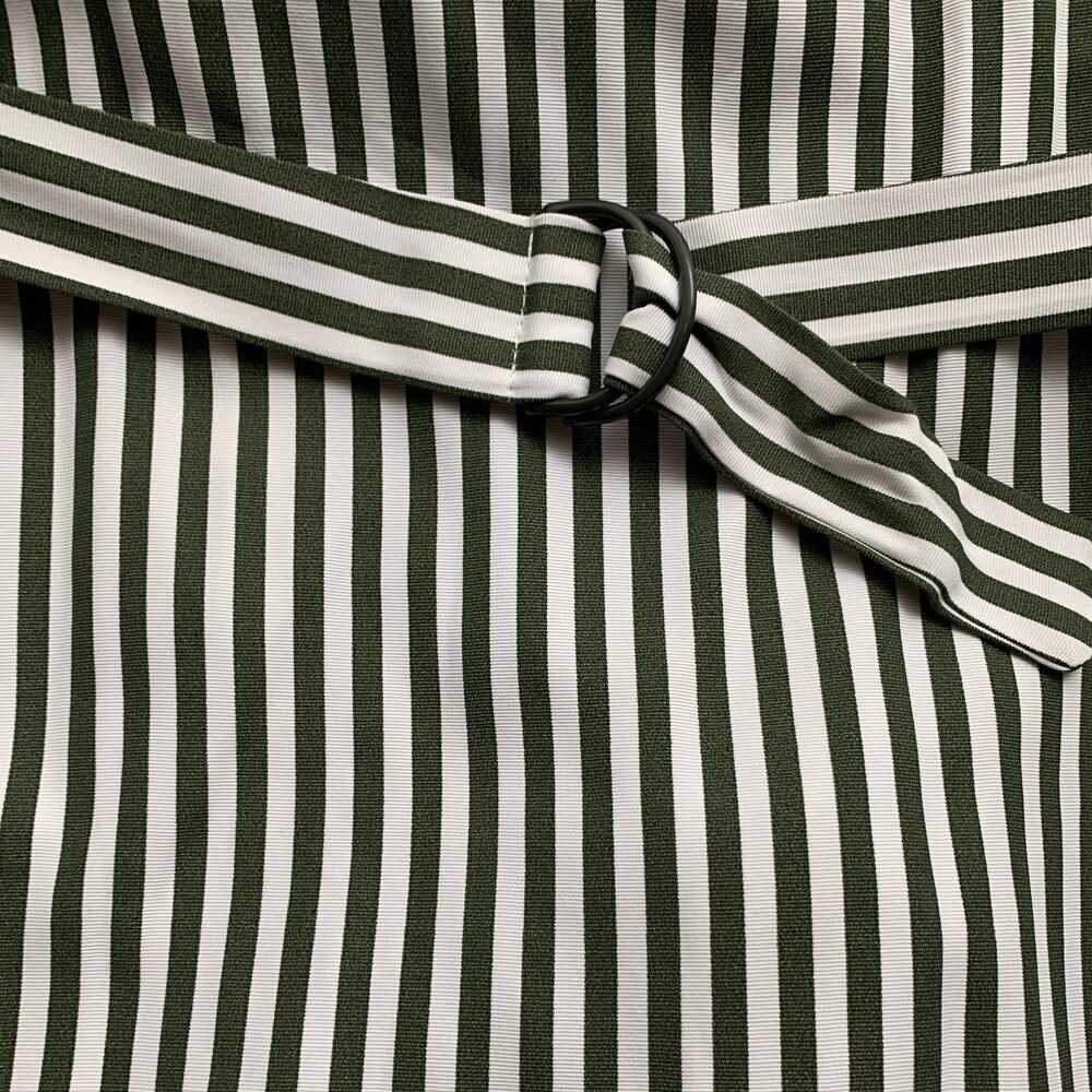 1990s striped button up dress - image 6