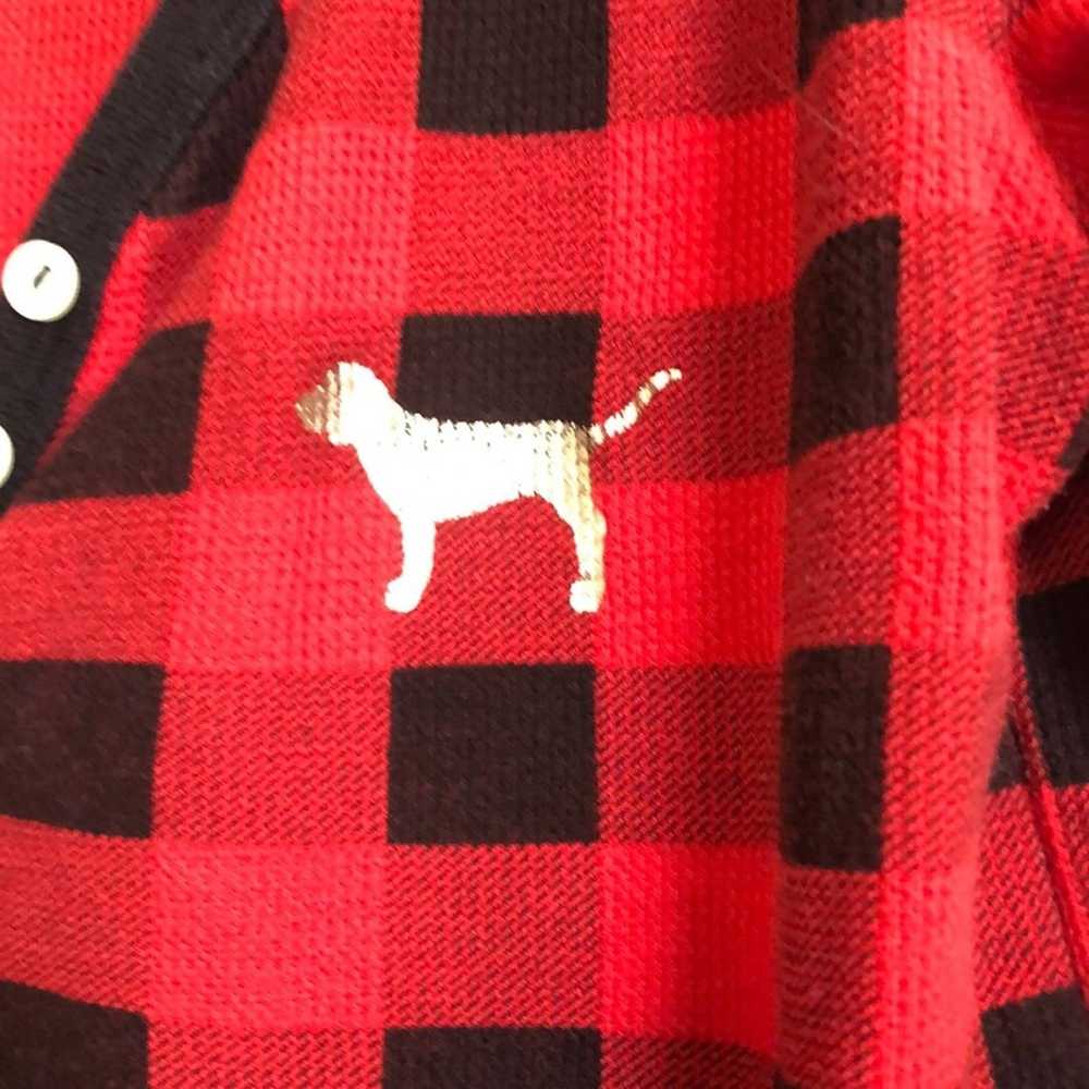 Vintage VS I only sleep in PINK buffalo plaid the… - image 3