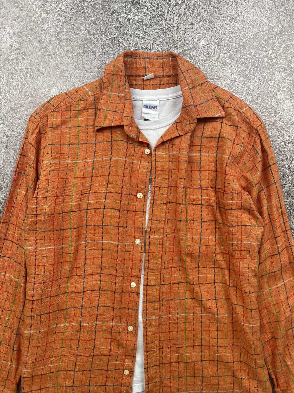 Flannel × Streetwear Flannel Vintage Shirt Long S… - image 2