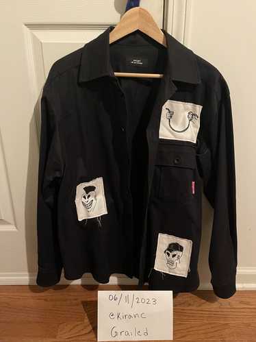 PACCBET Black Graphic Patches Shirt