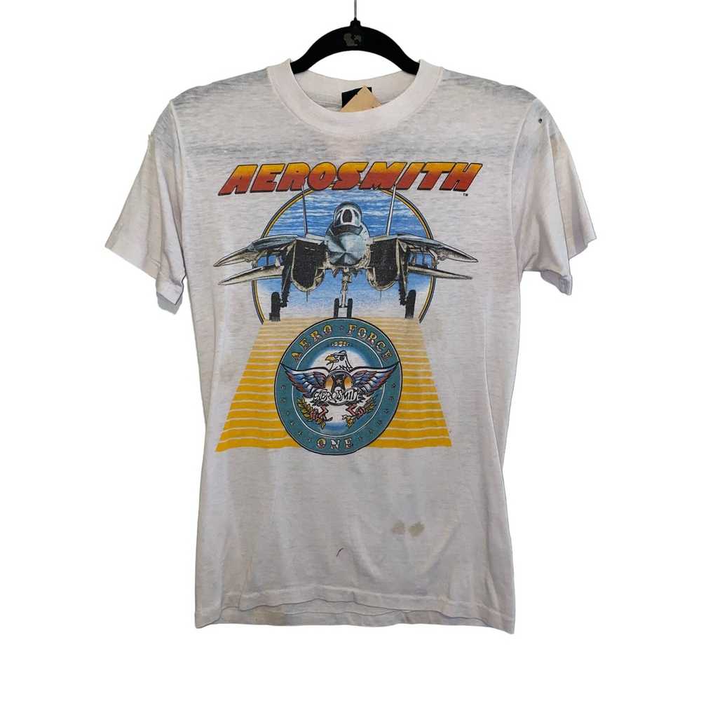 Vintage Vintage Aerosmith Shirt Aero Force One Do… - image 1