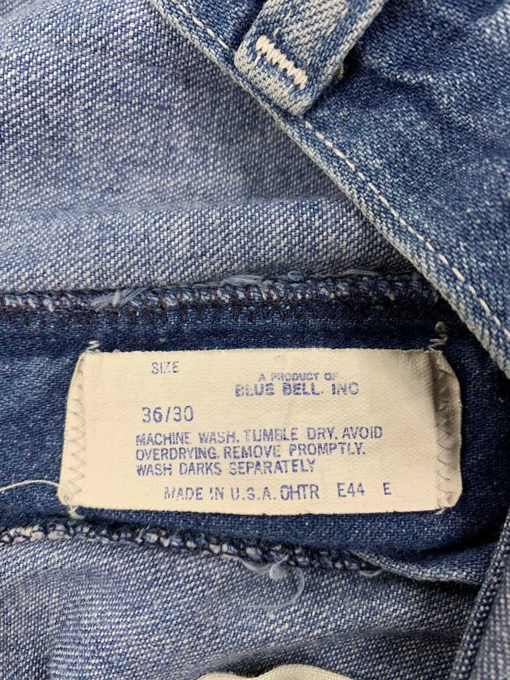 Jean × Vintage Vintage 80s Blue Bell Jeans 35x30 - image 7