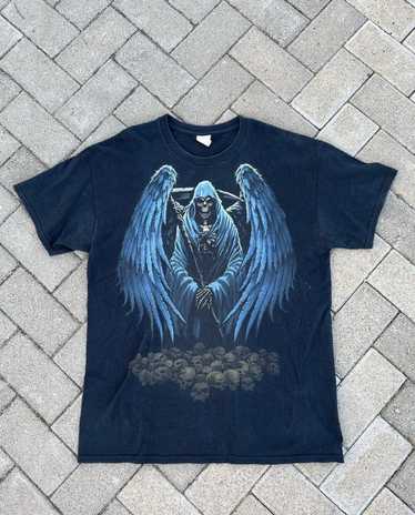 Skulls × Streetwear × Vintage Angel of Death Tee - image 1